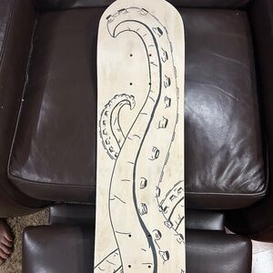 Hand Drawn Skateboard Deck